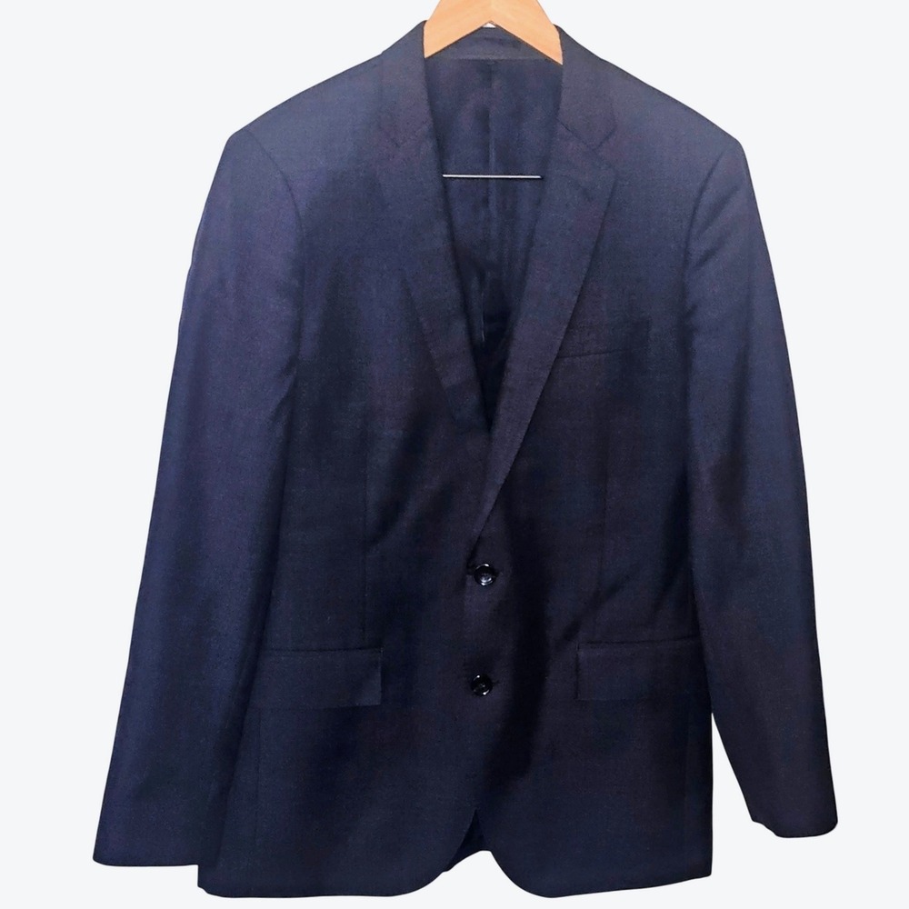 J.Crew Ludlow Blazer 40R Unstructured Tollegno 1900 Wool Navy Sport Suit Jacket